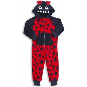 Robot Monster onesie - maat 98/104 - rood