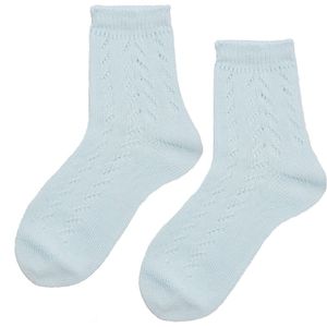 iN ControL 2pack licht blauwe jacquard sokken 23/26
