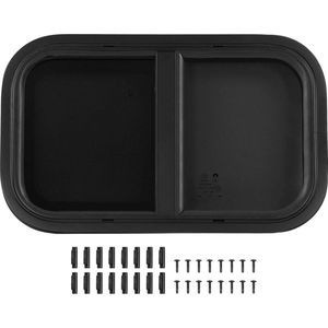 RV Push Pull Window- Rounded Corners Waterproof Sealed UV for Motorhomes and Engineering Vehicles