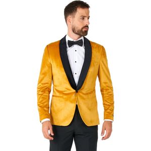 OppoSuits Deluxe Dinner Jacket - Gold - Heren Blazer - Colbert - Goud - Maat EU 48