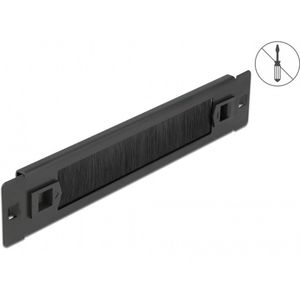 Delock - Penseelstrip - Netwerk - Voor 10 Netwerkkast - Eenvoudige Installatie