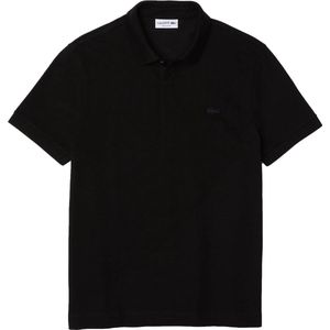 Lacoste paris edition polo shirt katoenpique zwart - 5XL