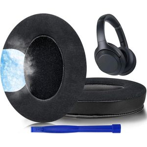 Vervangende Oorkussens voor Sony WH-1000XM3 Over-Ear Hoofdtelefoon -Zwart met Hoge-Dichtheid Geluidsisolatie Schuim Toegevoegde Dikte Earpads en Cushions