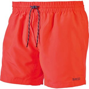 BECO zwemshorts - binnen broekje - elastische band - 3 zakjes - koraal rood - maat 2XL