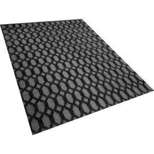 CIZRE - Laagpolig vloerkleed - Grijs - 160 x 230 cm - Viscose
