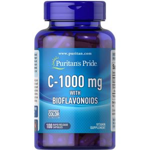 Puritan's Pride Vitamine C 1000 mg with Citrus Bioflavonoids 100 Capsules 1410