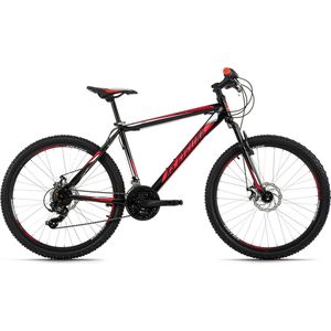 Ks Cycling Fiets Mountainbike hardtail 26 inch Sharp zwart-rood -