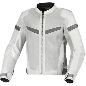 Macna Velotura Light Grey Jackets Textile Summer 2XL - Maat - Jas