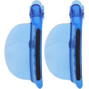 Snijclip 2 STKS - Haarclip voor Pruikverlenging - Gemakkelijke Warmte-isolatie - Blauw