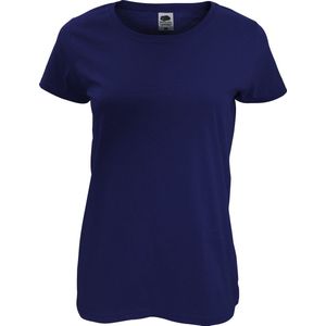 Fruit Of The Loom Dames/ Vrouwen Dames-Fit Original T-Shirt met Korte Mouwen (Marine)
