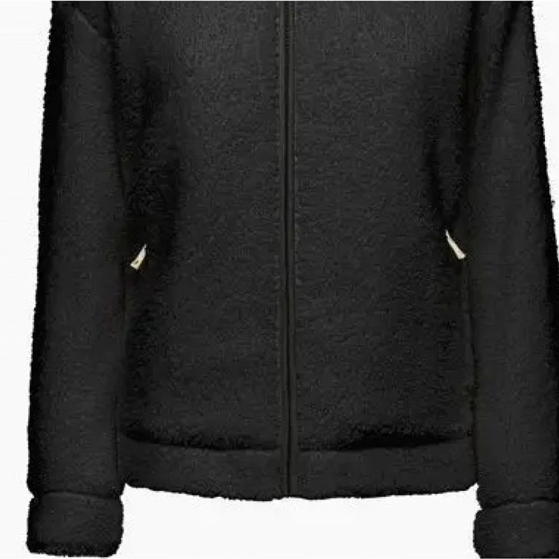 Geox Woman W Sweater Fleece Zwart S_EU, zwart, S