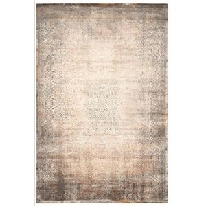 Luxe bamboezijde vloerkleed Jewel - Taupe 954 - 140x200 cm