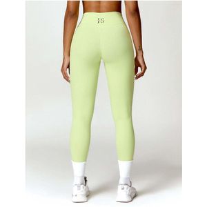 June Spring - Sport Legging - Maat M/Medium - Kleur: Groen - Vocht afvoerend - Flexibel - Comfortabel - Duurzame Kwaliteit - Sportlegging voor vrouwen - Met ondersteuning