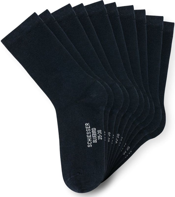 Schiesser - Bluebird - Damessokken - Nachtblauw - Set van 5