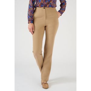 Damart - Broek met effect platte buik - Dames - Bruin - 52