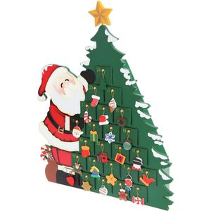 Spielwerk - Herbruikbare Adventskalender - Kerstboom 24 Deuren
