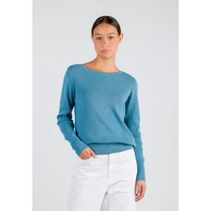 Loop.a Life | CLASSY BOATNECK SWEATER | Aqua