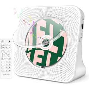 CD-speler met Bluetooth en luidsprekers voor thuisgebruik