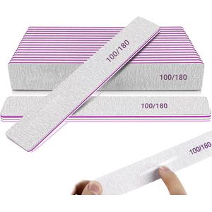 Dubbelzijdige nagelvijlen - 12 stuks - wegwerp voor kap salons