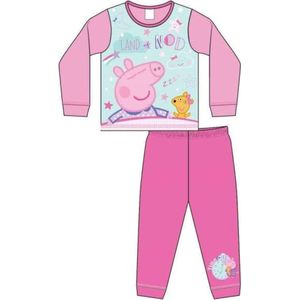 Peppa Pig pyjama - roze - Peppa Big pyama - maat 98/104