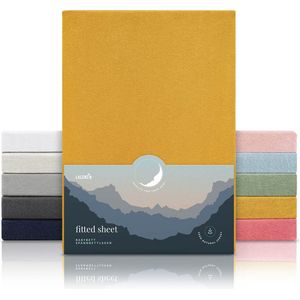 Laleni - Premium Hoeslaken Kids - Spicy Mustard - 100% Katoen - Set van 2