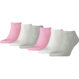 PUMA - Sneakersokken - Effen Design - Set van 6 Stuks