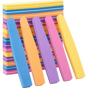 20-delige nagellakblok spons nagelvijl, afwasbaar dubbelzijdig schuurpapier 100/180 korrel