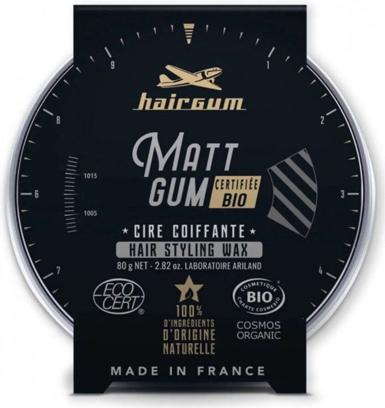 Hairgum - Matt Gum - Styling Wax - 80gr - Normale Hold, Matte Afwerking
