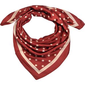 Clayre & Eef sjaal 90x90cm rood
