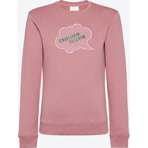 Cavalleria Toscana Young Rider Comic Book Cotton Crew Neck Sweatshirt 164 Pink
