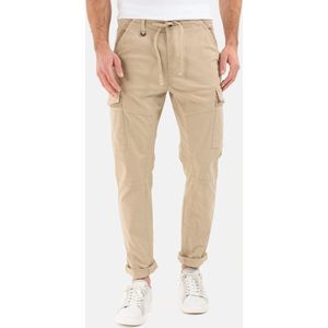 camel active Tapered Fit Cargo Broek - Maat menswear-31/32 - Beige