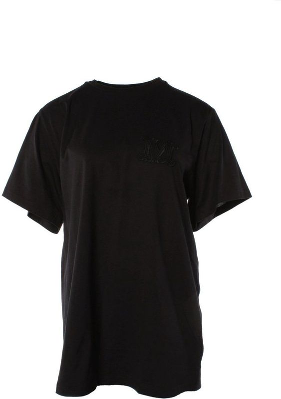 Embroidered Logo Tee - Zwart - T-shirt