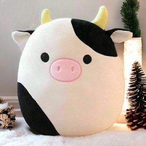 Klikkopers® - Kawaii knuffel - 40 cm - Knuffel Koe - Squish Knuffel - Koe Knuffel - Kawaii Kussen - Squishy - Grote Knuffel