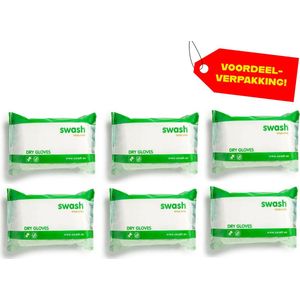 6x Swash Droge Washandjes - 50 stuks - Voordeelverpakking!