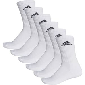 SOKKEN 6 PACK adidas CUSHIONED CREW tennissokken sportsokken dames heren unisex