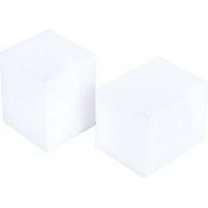 2x Witte Polijstblokjes Nagelvijl 240/240