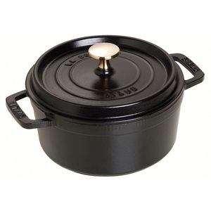 Staub Braadpan Cocotte Zwart - ø 18 cm / 1.7 liter