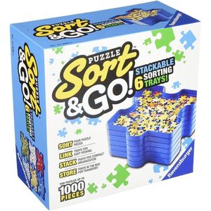 Puzzel Accessoires: Sorteren met Stapelbare Trays voor Puzzels tot 1000 Stukken