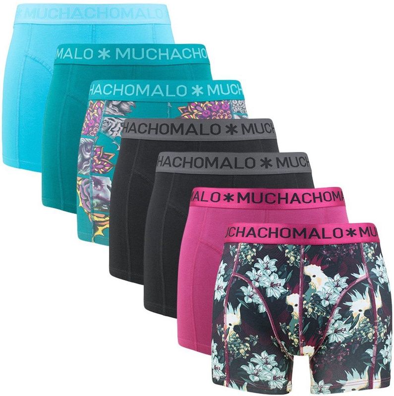 Muchachomalo heren 7P boxers basic print multi IV