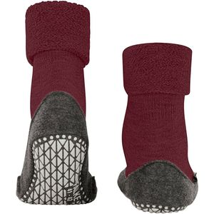 FALKE - Cosyshoe - Huissokken - Rood Burnt Siena - 1 paar - Wol met Noppen op de Zool