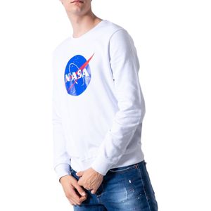 NASA Sweater Wit - Heren - Maat L