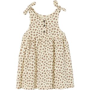 Vertbaudet - Gedrukte Babyjurk - Schouderbandjes - 100% Katoen uit Biologische Landbouw