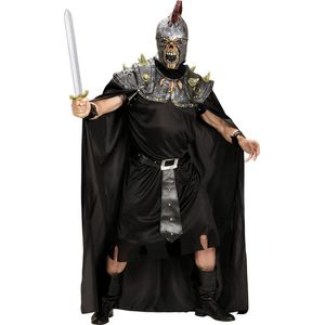 Widmann - Strijder (Oudheid) Kostuum - Romeinse Centurion Middenaarde - Man - Zwart - One Size - Halloween - Verkleedkleding