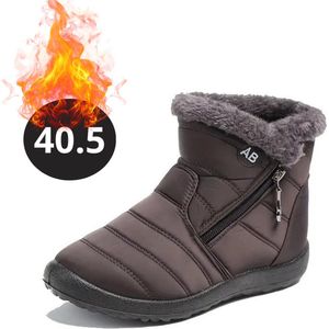 Nivard Snowboots - Sneeuwschoenen - Sneeuwboots - Dames - Wintersport - Ski - Skischoenen - Koffie - 41.5