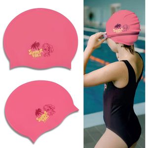 Paw Patrol Skye Badmuts, silicone voor kinderen 3+ | UITREIKBAAR, universele maat voor het zwembad