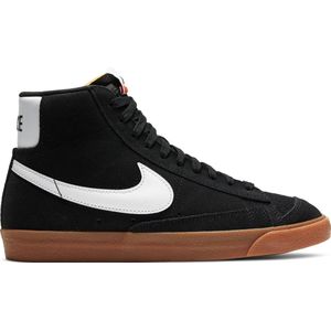 Nike W Blazer Mid '77 Suède Dames Sneakers - Black/White-Gum Med Brown-Total Orange - Maat 36.5