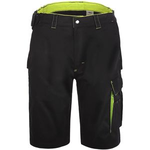 TMG FINESSE HEREN Werkshorts Zwart – Reflecterende Biezen - Elastische Tailleband - Duurzame Riemlussen