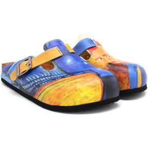 Goby Van Gogh Clogs – Handgemaakt – Premium Kwaliteit – Maat 38