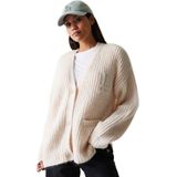 New Era, Dames, Truien, Beige, Maat: L