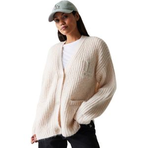 New Era, Dames, Truien, Beige, Maat: L